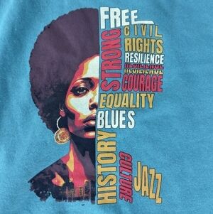 New Women's Civil Rights Equality African American Sweatshirt Size Small